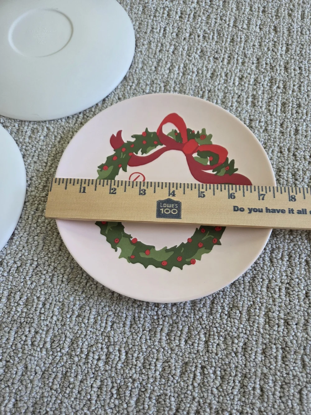 Threshold Holiday Plate Trio in Red, Green, Pink